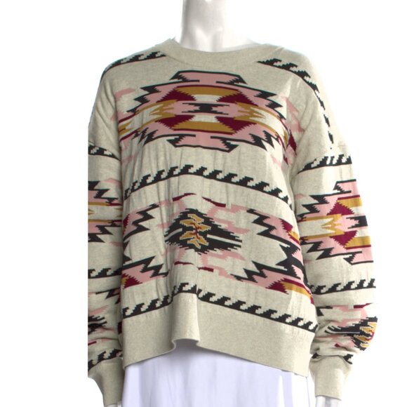 Isabel Marant Sweaters - Isabel Etoile Marant Printed Mockneck Sweatshirt